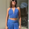 Aphrodite Top Royal Blue