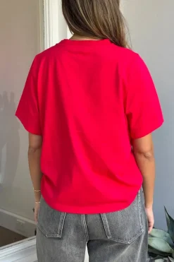 Boyfriend Tee Red