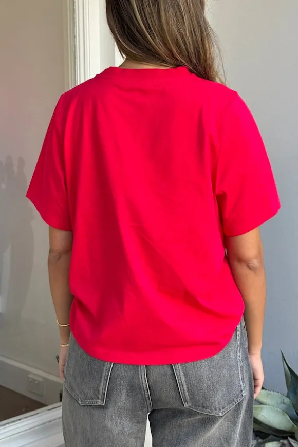 Boyfriend Tee Red