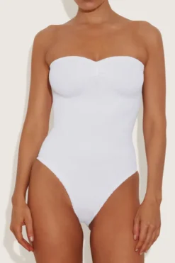 Brooke Swim White
