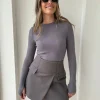 Brooklyn Top Charcoal