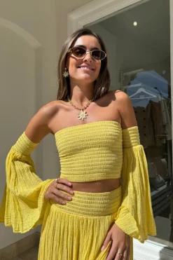 Calypso Top Lemon/Gold