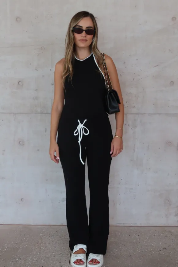 Charlie Pant Black/White