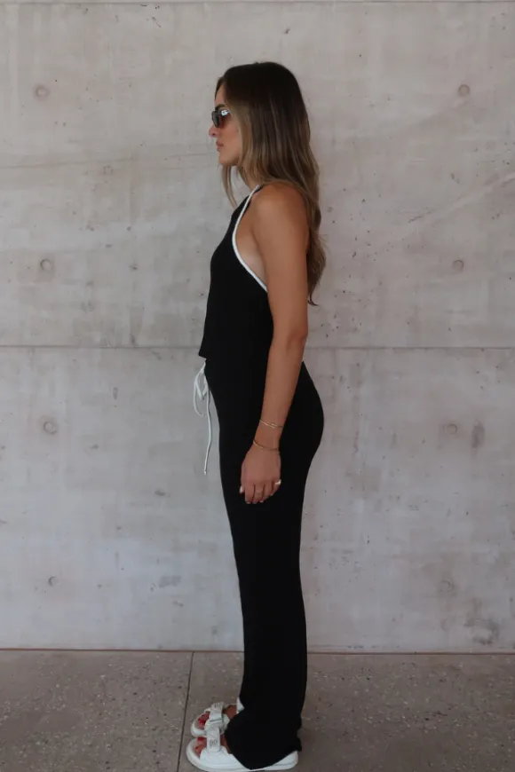 Charlie Pant Black/White