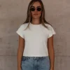 Claudia Baby Tee White