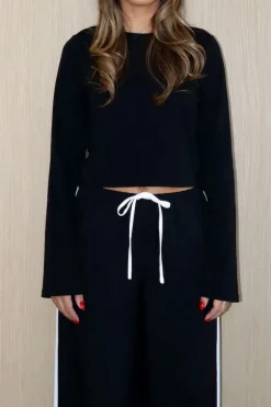 Claudia Long Sleeve Top Black