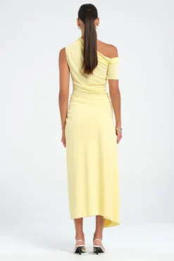 Cleo One Shoulder Maxi Dress Butter