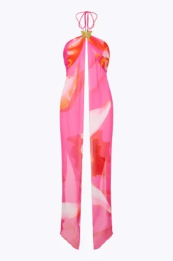 Coral Drape Top Wildflower