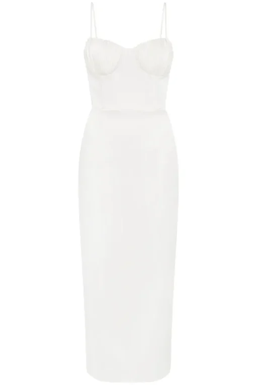 Delaney Midi Dress Ivory