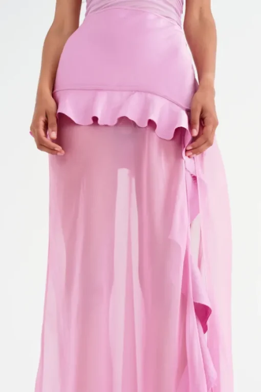 Delilah Maxi Dress Bubblegum