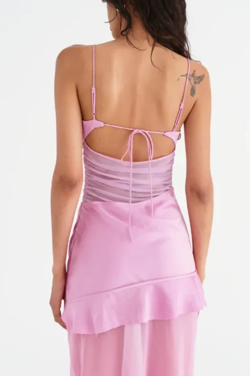 Delilah Maxi Dress Bubblegum
