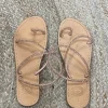 Diamonte Strappy Sandal Tan