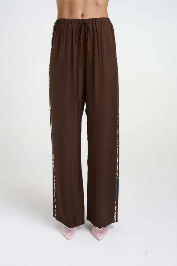 Elastic Pants With Stripe Nautilus Stripe