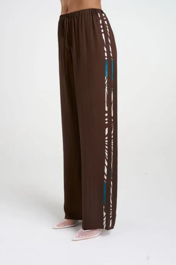 Elastic Pants With Stripe Nautilus Stripe