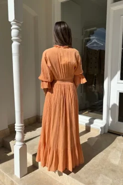 Eleni Dress Apricot