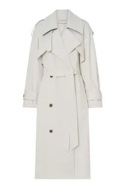 Elysian Trench Coat Alabaster