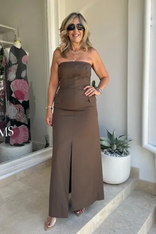 Emmett Dress Coffee
