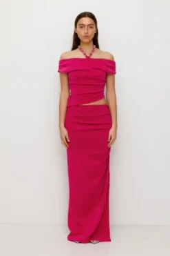 Flor Skirt Magenta
