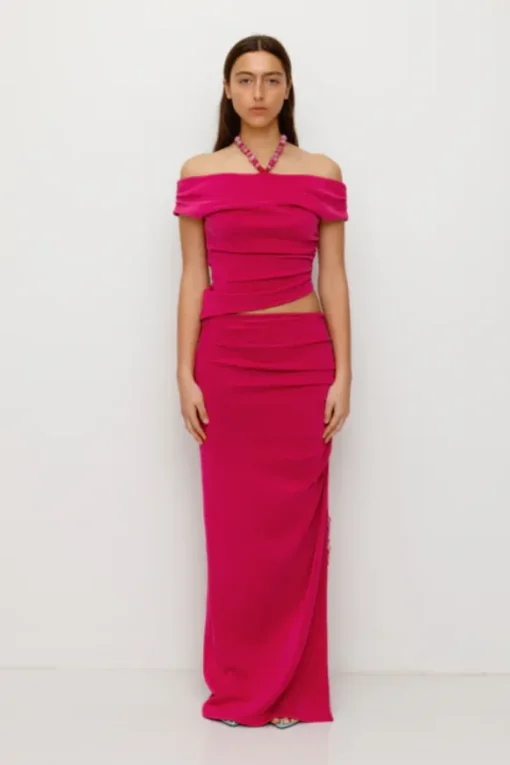 Flor Skirt Magenta