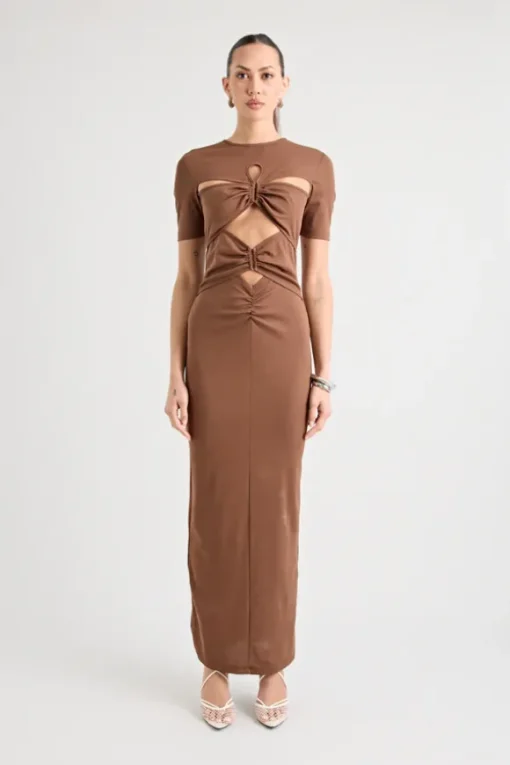 Florence Dress Chocolate