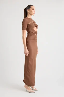 Florence Dress Chocolate
