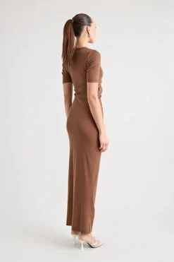 Florence Dress Chocolate
