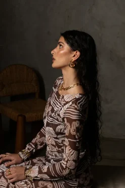Gaia Earrings Gold