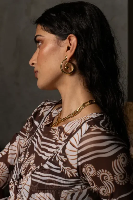 Gaia Earrings Gold