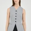 Gia Vest Top Grey Marle