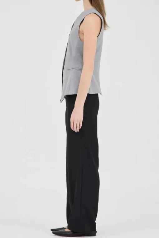 Gia Vest Top Grey Marle
