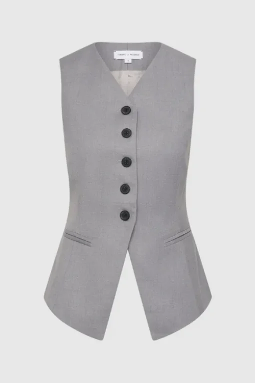 Gia Vest Top Grey Marle