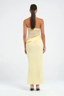 Gina Halter Dress Yellow