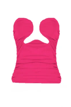 Heart Top Hot Pink