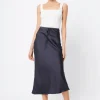 Illusion Midi Skirt Slate