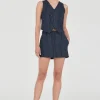 Jayden Stripe Mini Skirt Navy Stripe