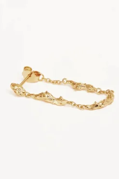 18k Gold Vermeil Gold Drift Chain Earrings