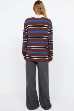 Kylo Jersey Plum/Indigo Stripe