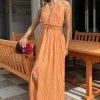 Lefkothea Dress Apricot