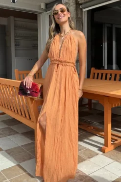 Lefkothea Dress Apricot