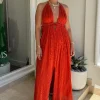 Lefkothea Dress Grapefruit