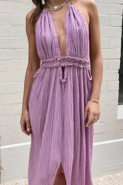 Lefkothea Dress Lilac