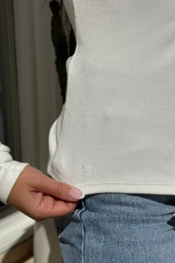 Lottie Long Sleeve Top White