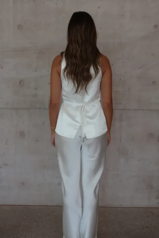 Maja Vest White