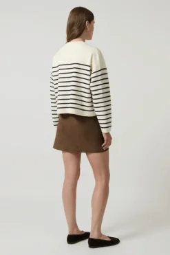 Marta Sweater Navy Breton