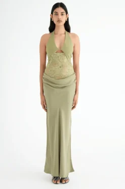 Miko Maxi Dress Green