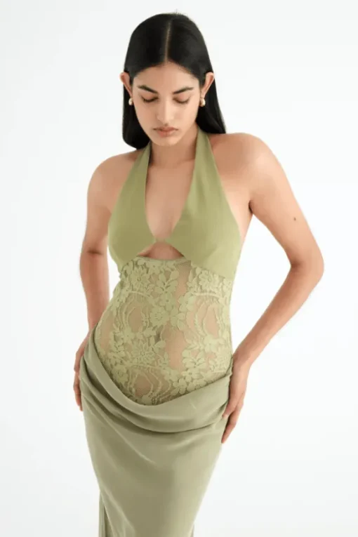 Miko Maxi Dress Green