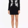 Monroe Long Sleeve Mini Black
