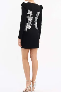 Monroe Long Sleeve Mini Black