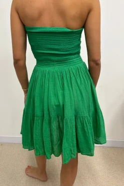 Myrto Mini Skirt Emerald