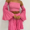 Myrto Mini Skirt Pink
